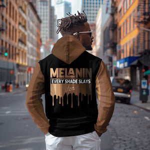 Every Shade Slays Melanin Hoodie African Signature