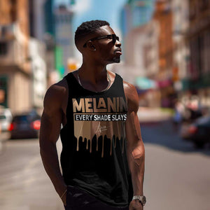 Every Shade Slays Melanin Men Tank Top African Signature