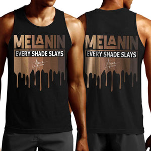 Every Shade Slays Melanin Men Tank Top African Signature