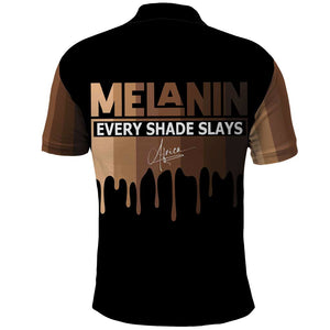 Every Shade Slays Melanin Polo Shirt African Signature