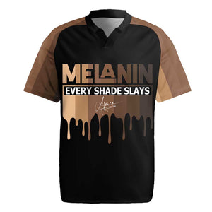 Every Shade Slays Melanin Rugby Jersey African Signature