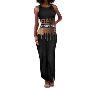 Every Shade Slays Melanin Tank Maxi Dress African Signature