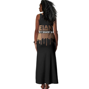 Every Shade Slays Melanin Tank Maxi Dress African Signature