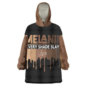 Every Shade Slays Melanin Wearable Blanket Hoodie African Signature