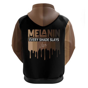 Every Shade Slays Melanin Zip Hoodie African Signature