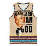 The Most Honorable Elijah Muhammad Basketball Jersey Black Man DT02