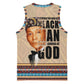 The Most Honorable Elijah Muhammad Basketball Jersey Black Man DT02