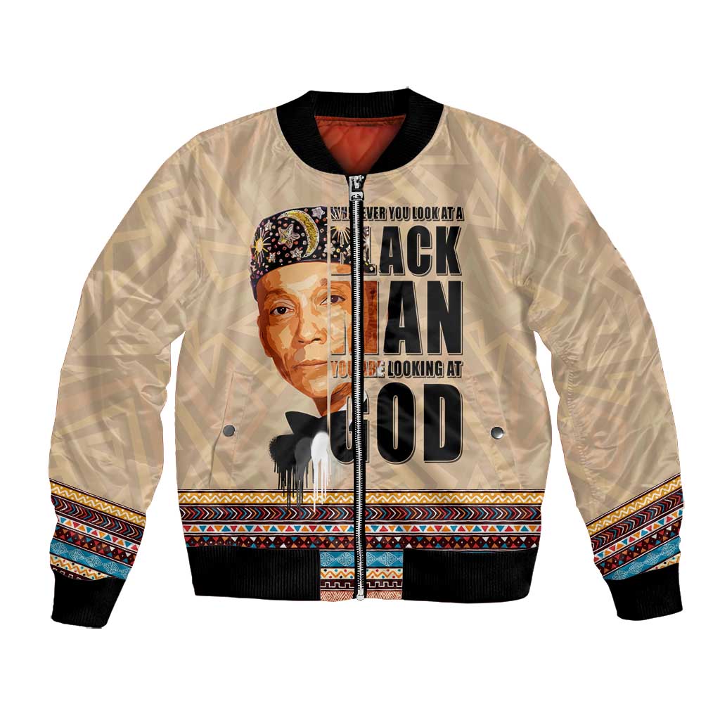 The Most Honorable Elijah Muhammad Bomber Jacket Black Man