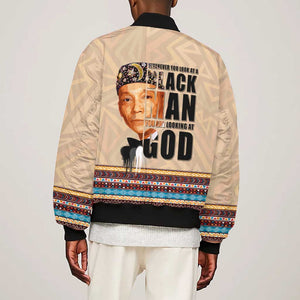 The Most Honorable Elijah Muhammad Bomber Jacket Black Man