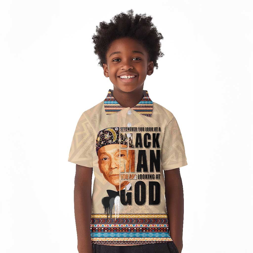 The Most Honorable Elijah Muhammad Kid Polo Shirt Black Man