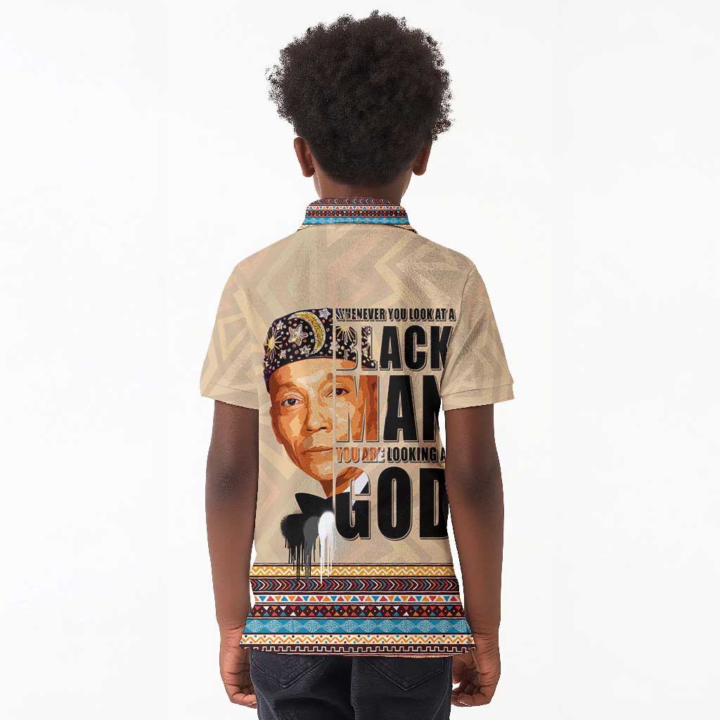 The Most Honorable Elijah Muhammad Kid Polo Shirt Black Man