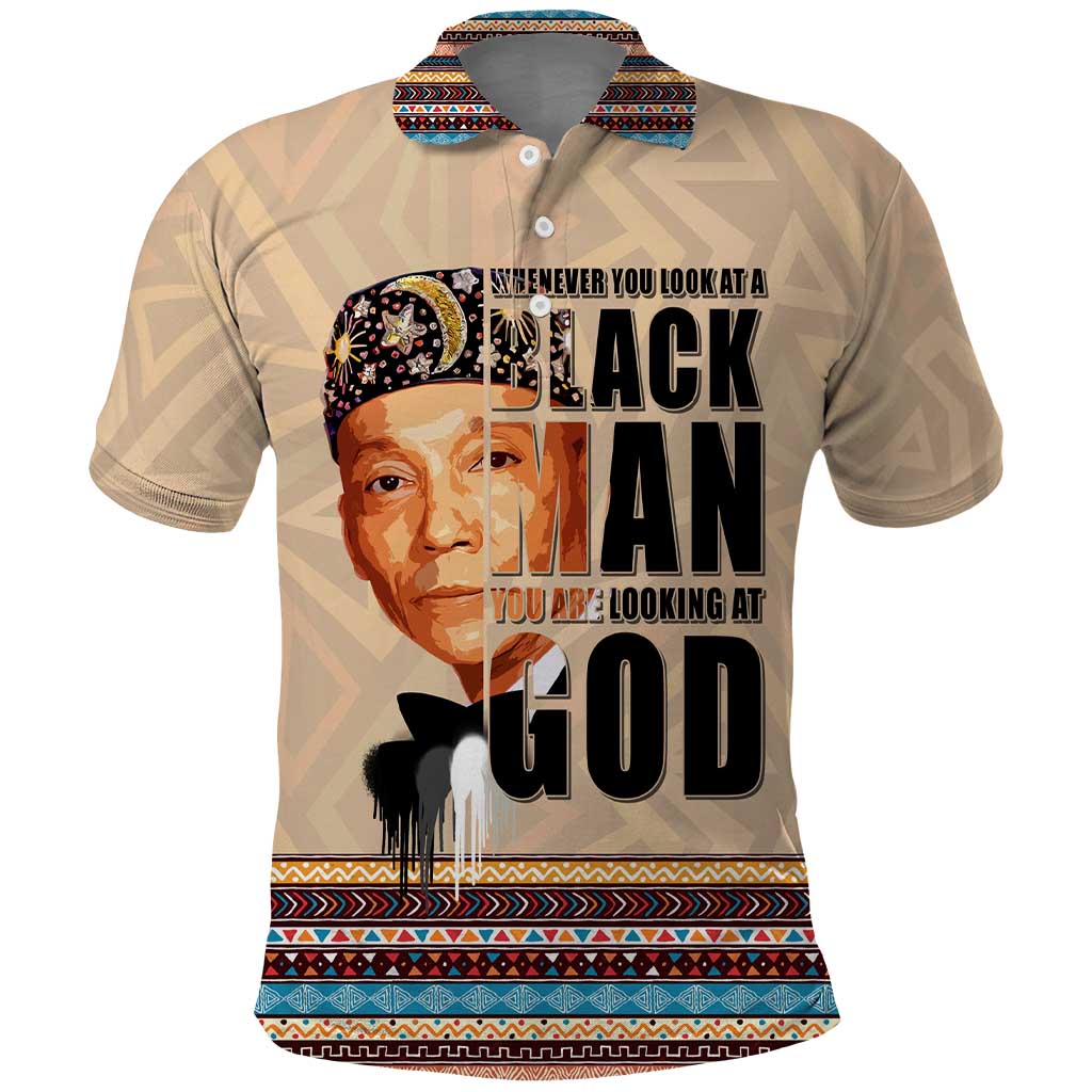 The Most Honorable Elijah Muhammad Polo Shirt Black Man