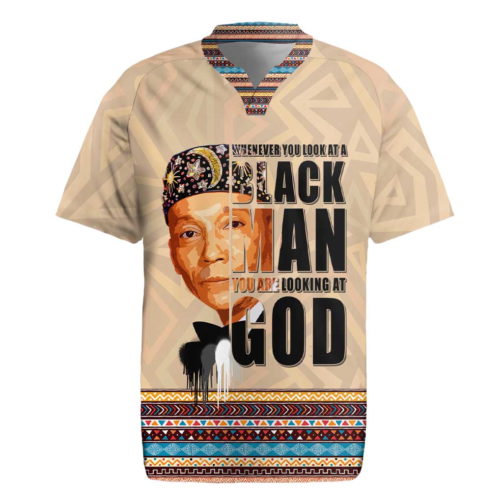 The Most Honorable Elijah Muhammad Rugby Jersey Black Man