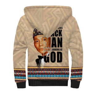 The Most Honorable Elijah Muhammad Sherpa Hoodie Black Man