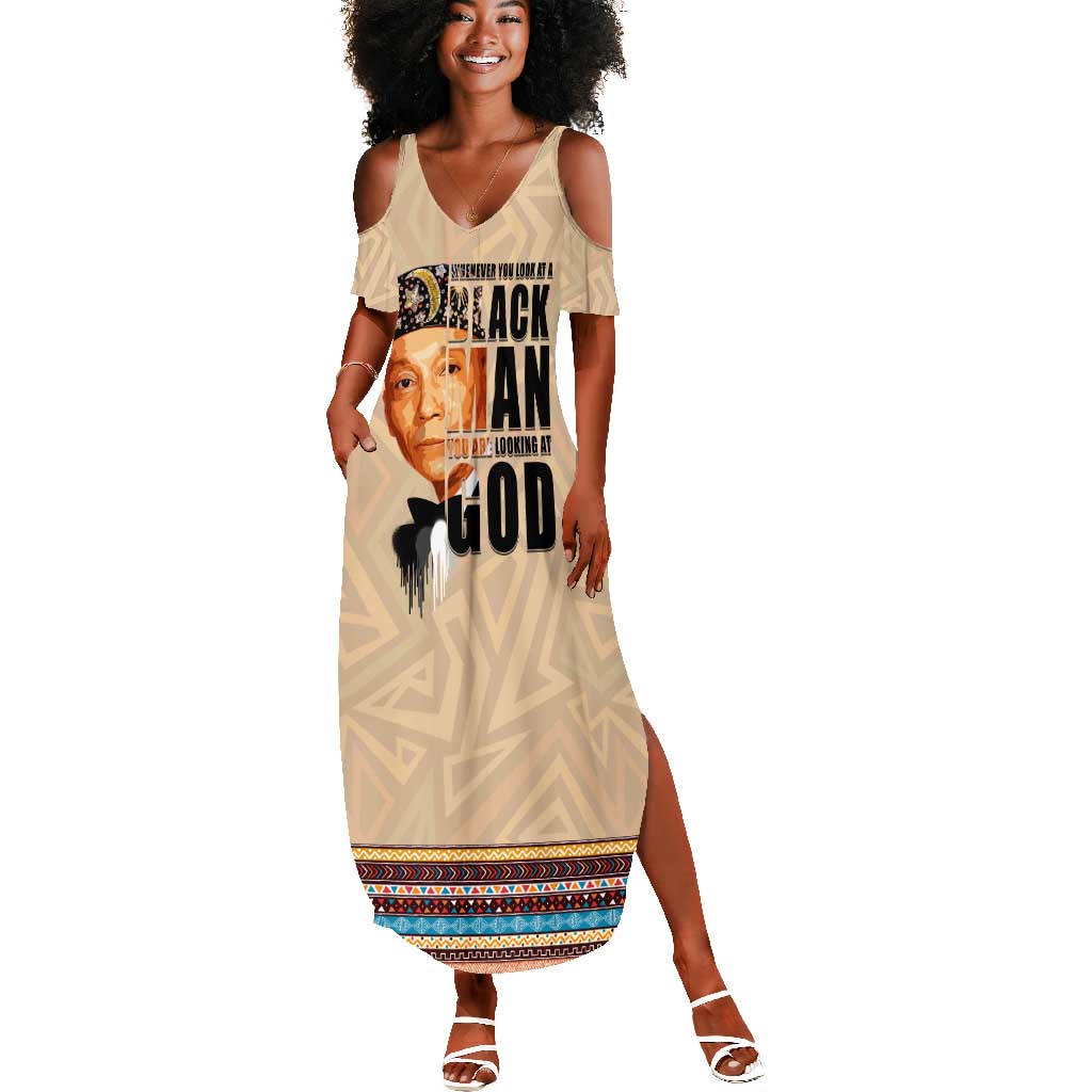 The Most Honorable Elijah Muhammad Summer Maxi Dress Black Man