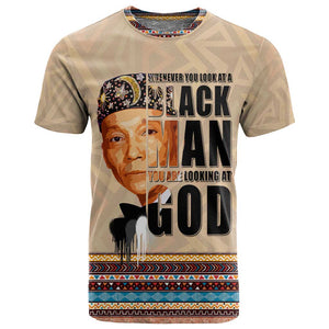 The Most Honorable Elijah Muhammad T shirt Black Man