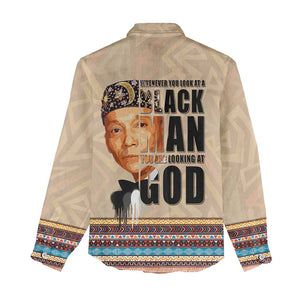 The Most Honorable Elijah Muhammad Women Casual Shirt Black Man