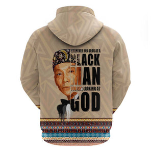 The Most Honorable Elijah Muhammad Zip Hoodie Black Man