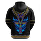 Egyptian Ankh Golden Blue Fire Hoodie