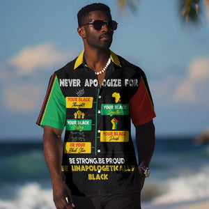 Never Apologize For Your Pride Hawaiian Shirt African Black History