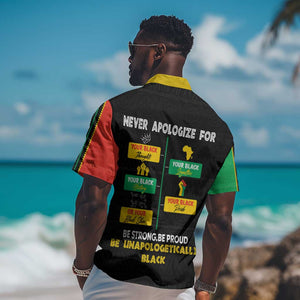 Never Apologize For Your Pride Hawaiian Shirt African Black History