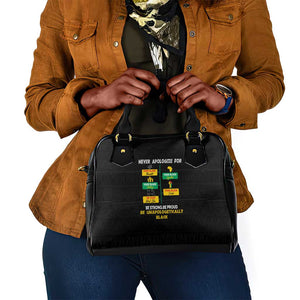 Never Apologize For Your Pride Shoulder Handbag African Black History