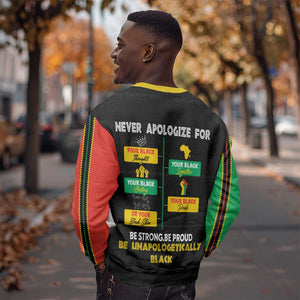 Never Apologize For Your Pride Sweatshirt African Black History