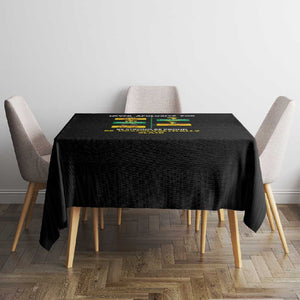 Never Apologize For Your Pride Tablecloth African Black History