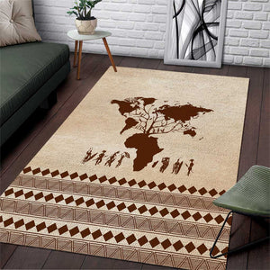 Root Africa Area Rug African Map