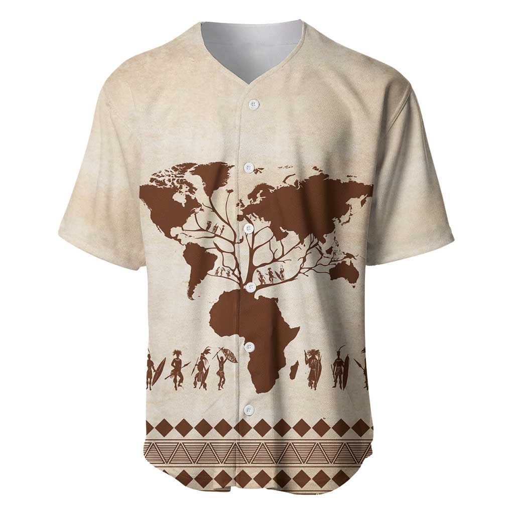 Root Africa Baseball Jersey African Map