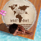 Root Africa Beach Blanket African Map