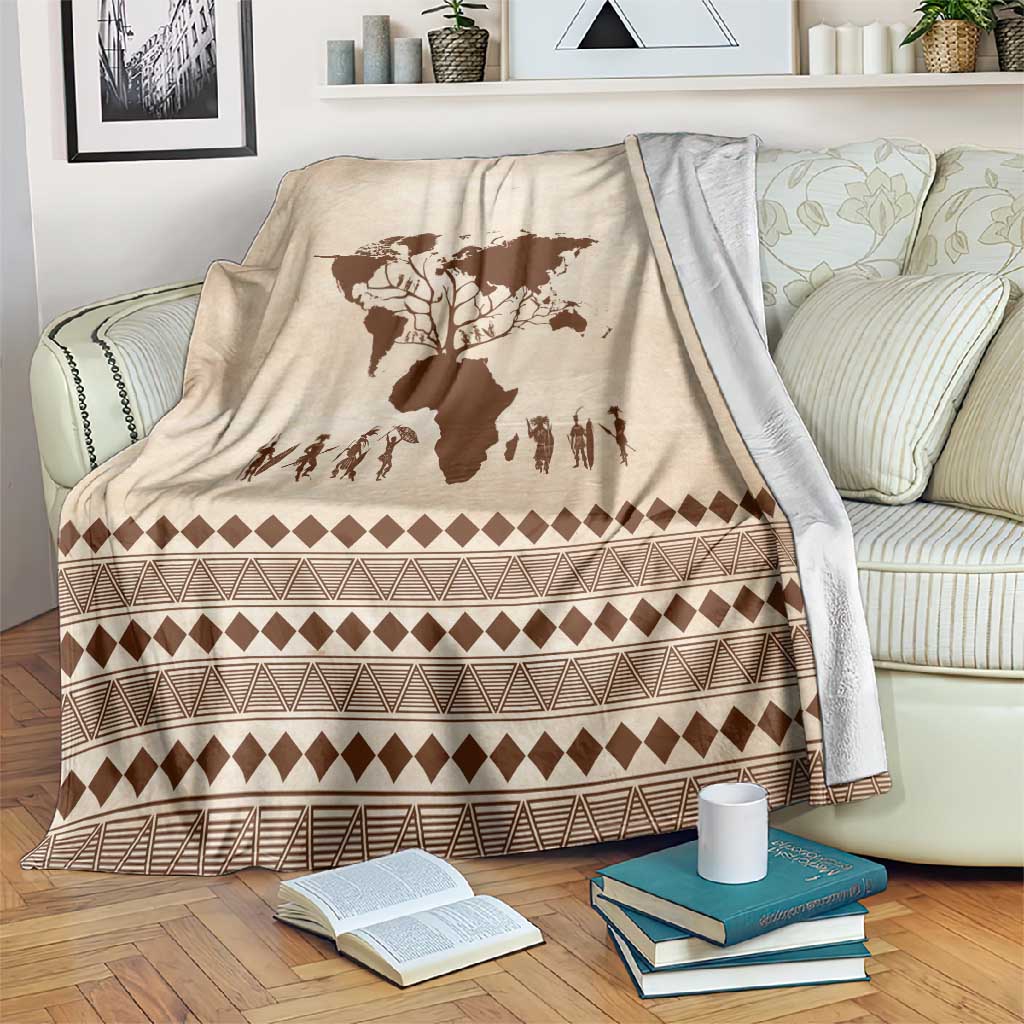 Root Africa Blanket African Map