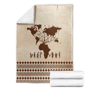 Root Africa Blanket African Map