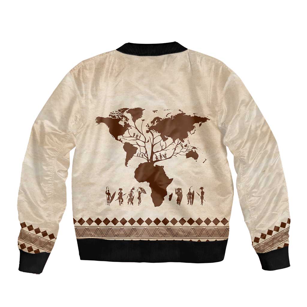 Root Africa Bomber Jacket African Map
