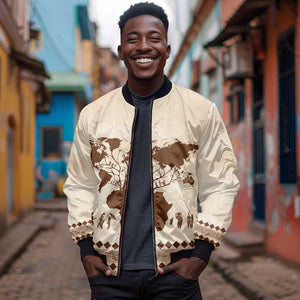 Root Africa Bomber Jacket African Map