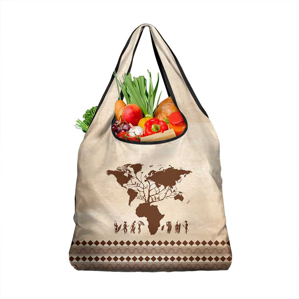 Root Africa Grocery Bag African Map