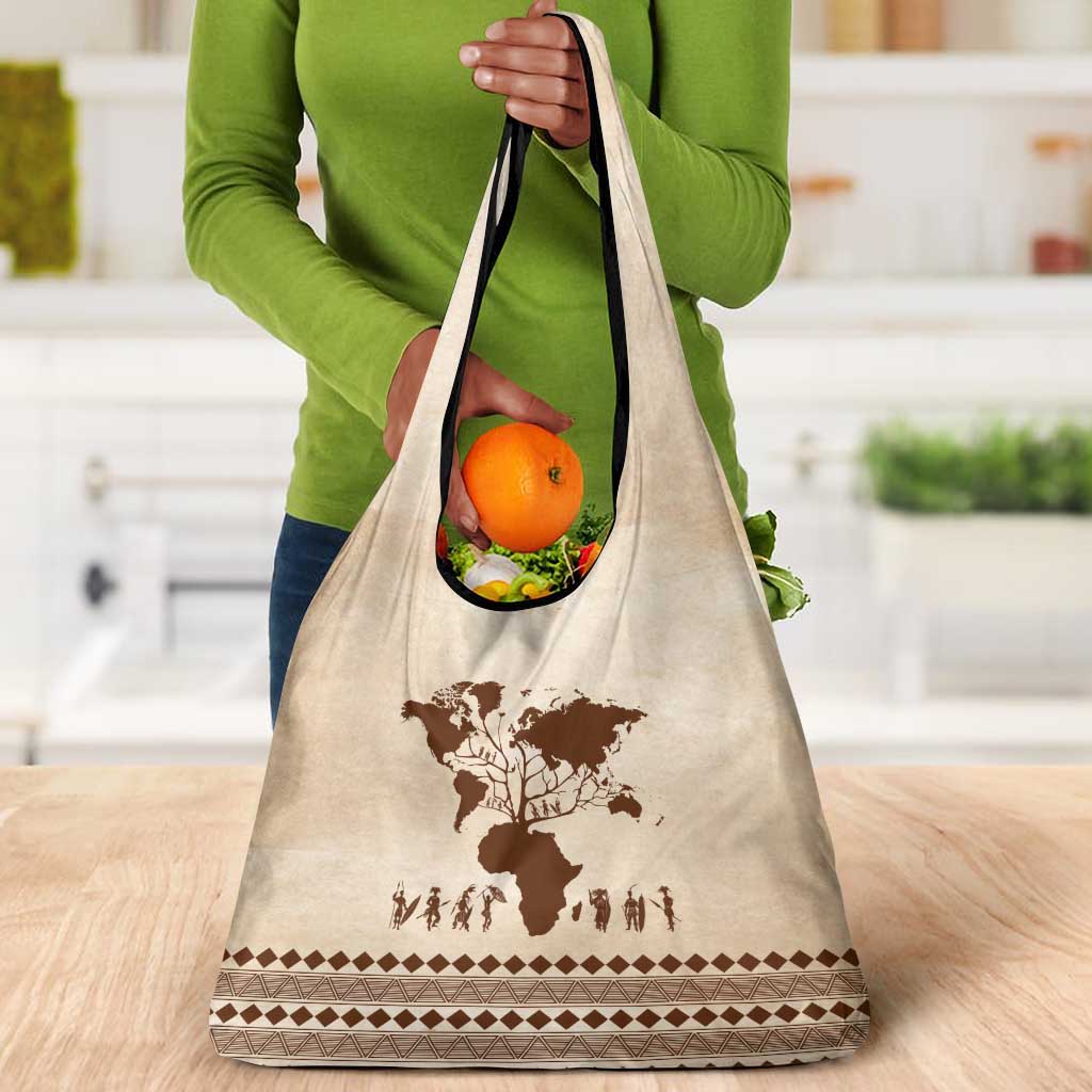Root Africa Grocery Bag African Map