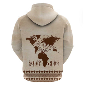 Root Africa Hoodie African Map