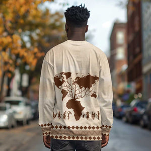 Root Africa Long Sleeve Shirt African Map DT02