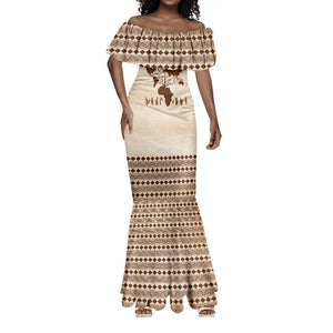 Root Africa Mermaid Dress African Map