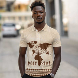 Root Africa Polo Shirt African Map