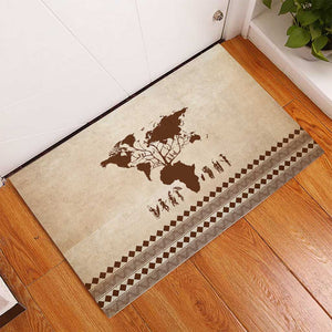 Root Africa Rubber Doormat African Map