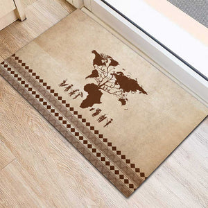 Root Africa Rubber Doormat African Map