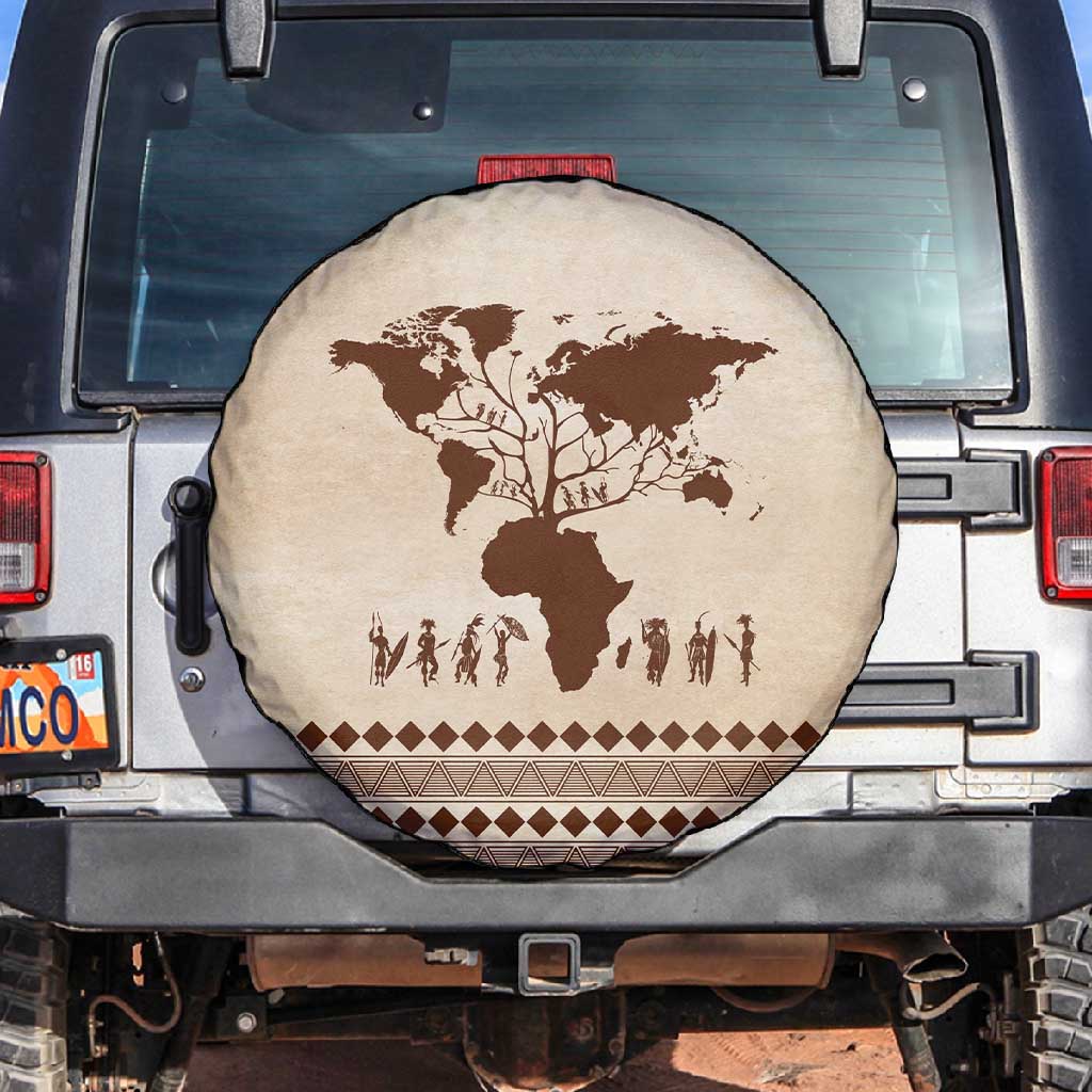 Root Africa Spare Tire Cover African Map