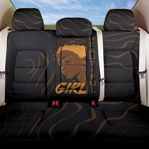 Personalized Beautiful Black Girl Back Car Seat Cover - Women of Africa Design