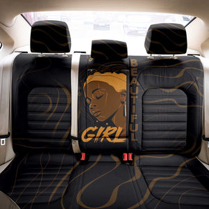 Personalized Beautiful Black Girl Back Car Seat Cover - Women of Africa Design