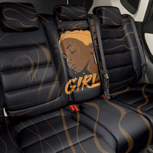 Personalized Beautiful Black Girl Back Car Seat Cover - Women of Africa Design