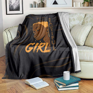 Personalized Beautiful Black Girl Blanket - Women of Africa Design