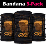 Personalized Beautiful Black Girl Neck Gaiter - Women of Africa Design DT02