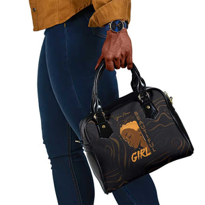 Personalized Beautiful Black Girl Shoulder Handbag - Women of Africa Design